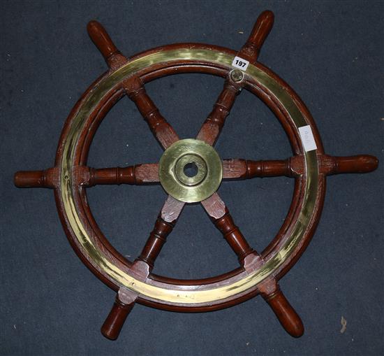 A ships wheel
